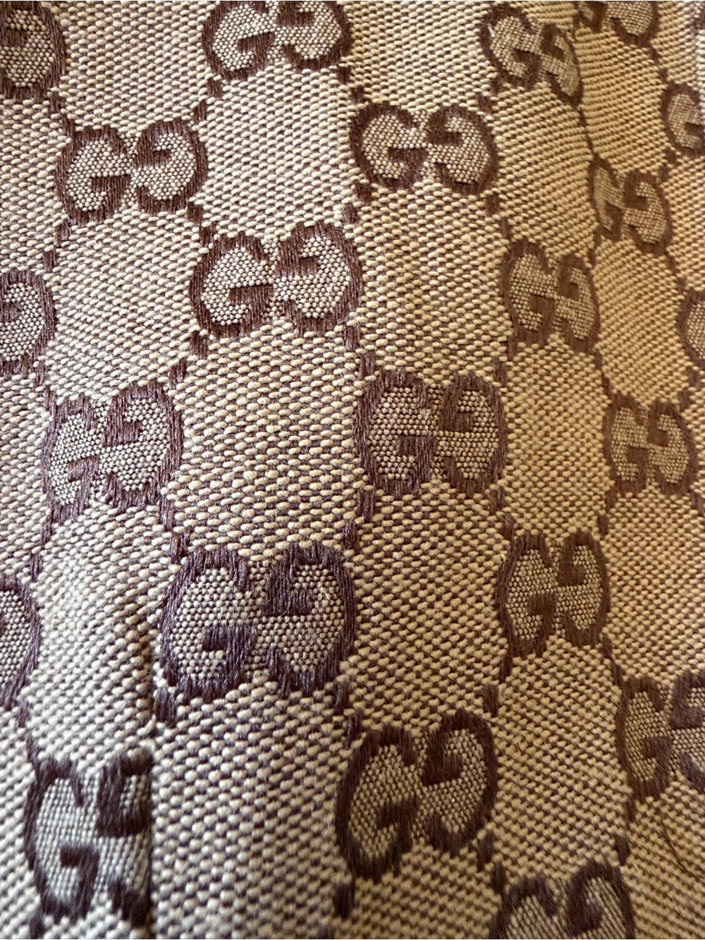 Gucci Monogram Short Sleeve Belted Dress in Beige RUN SMAll - Picture 6 of 14